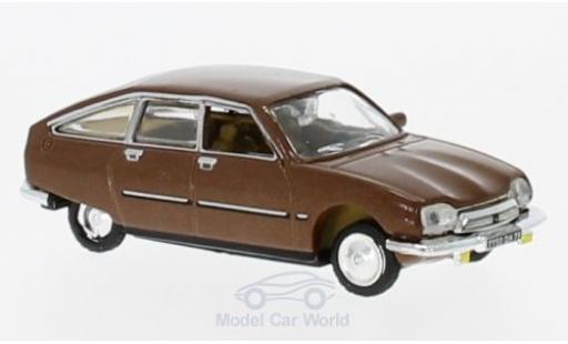 Coche miniatura Citroen GS 1/87 Norev Pallas metalico marron 1978 Citroen GS 1/87 Norev Pallas metalico marron 1978 coche miniatura