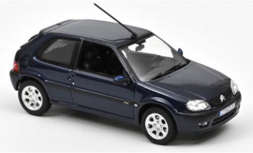 Citroen Saxo 1/43 Norev VTS azul 2000 coche miniatura