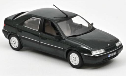 Citroen Xantia 1/43 Norev metalico verde 1993 coche miniatura