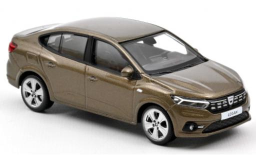 Dacia Logan 1/43 Norev metalico marron 2021 coche miniatura