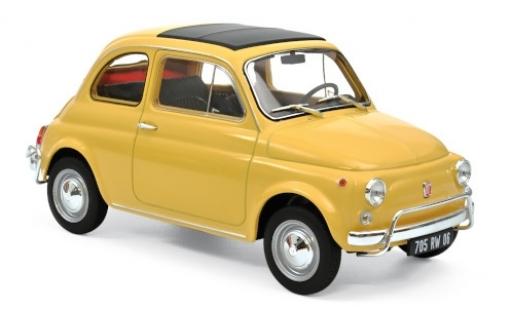 Fiat 500 1/18 Norev L beige 1968 coche miniatura