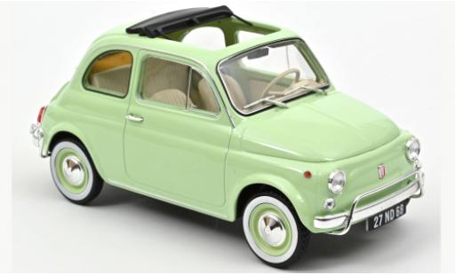 Fiat 500 1/18 Norev L verde 1968 coche miniatura