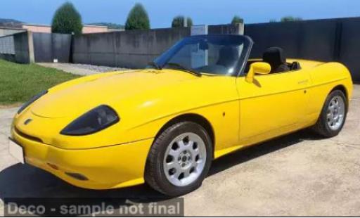 Fiat Barchetta 1/18 Norev gelb 1996 1:18 coche miniatura