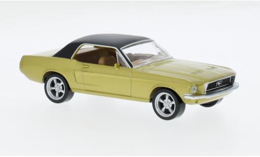 Coche miniatura Ford Mustang 1/43 Norev gold/schwarz 1968 1:43 Ford Mustang 1/43 Norev gold/schwarz 1968 1:43 coche miniatura