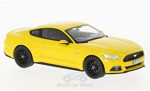 Coche miniatura Ford Mustang GT 1/43 Norev GT amarillo 2015 Ford Mustang GT 1/43 Norev GT amarillo 2015 coche miniatura