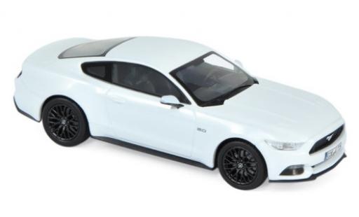 Coche miniatura Ford Mustang 1/43 Norev GT blanco 2015 Ford Mustang 1/43 Norev GT blanco 2015 coche miniatura