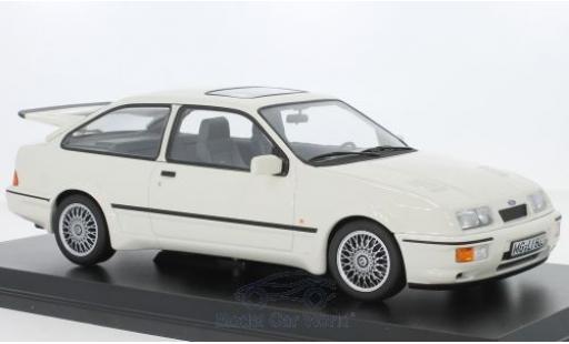 Coche miniatura Ford Sierra 1/18 Norev RS Cosworth blanco 1986 Ford Sierra 1/18 Norev RS Cosworth blanco 1986 coche miniatura
