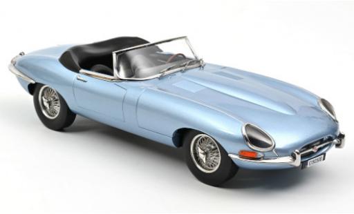 Jaguar E-Type 1/12 Norev Roadster metalico azul 1962 coche miniatura