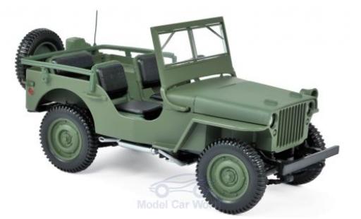 Jeep Willys 1/18 Norev oliv 1942 coche miniatura
