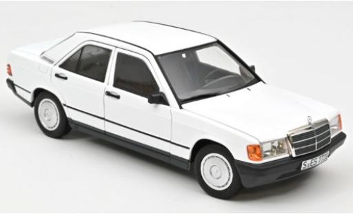 Coche miniatura Mercedes 190 1/18 Norev E (W201) blanco 1984 Mercedes 190 1/18 Norev E (W201) blanco 1984 coche miniatura