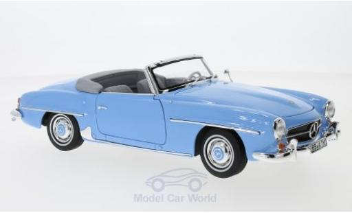 Mercedes 190 SL 1/18 Norev SL azul 1957 SoftTop liegt ein coche miniatura