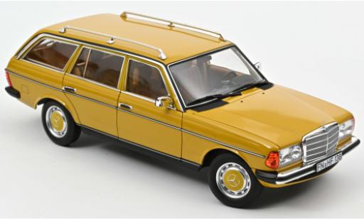Coche miniatura Mercedes 200 1/18 Norev T (S123) amarillo 1982 Mercedes 200 1/18 Norev T (S123) amarillo 1982 coche miniatura