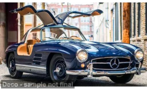 Coche miniatura Mercedes 300 1/18 Norev SL blau 1954 1:18 Mercedes 300 1/18 Norev SL blau 1954 1:18 coche miniatura