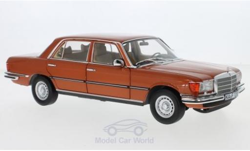 Coche miniatura Mercedes 450 SEL 1/18 Norev SEL 6.9 (V116) metalico naranja 1976 Mercedes 450 SEL 1/18 Norev SEL 6.9 (V116) metalico naranja 1976 coche miniatura