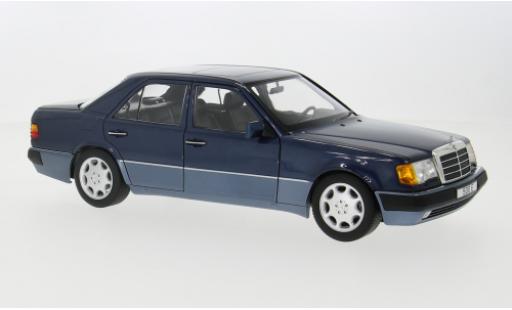 Coche miniatura Mercedes 500 1/18 Norev E (W124) blau 1990 1:18 Mercedes 500 1/18 Norev E (W124) blau 1990 1:18 coche miniatura