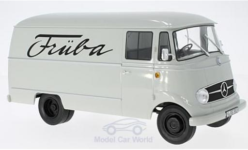 Mercedes L319 1/18 Norev Van gris Früba 1957 coche miniatura
