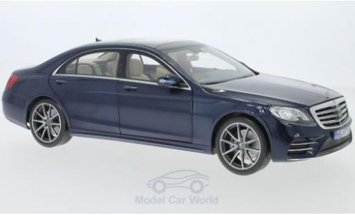 Mercedes CLA 1/18 Norev S-Class AMG-Line metalico azul 2018 coche miniatura