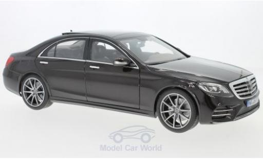 Mercedes CLA 1/18 Norev S-Class AMG Line metalico negro 2018 coche miniatura