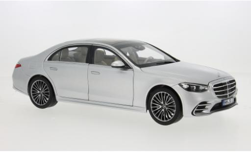 Mercedes Classe S 1/18 Norev AMG-Line silber 2021 1:18 coche miniatura