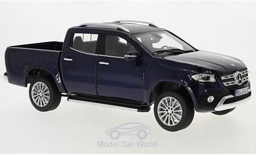 Mercedes CLA 1/18 Norev X-Class metalico azul 2018 coche miniatura