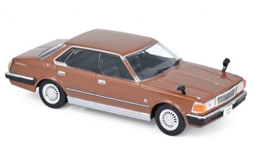 Coche miniatura Nissan Cedric 1/43 Norev 430 marron RHD 1979 Nissan Cedric 1/43 Norev 430 marron RHD 1979 coche miniatura