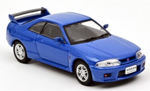 Coche miniatura Nissan Skyline 1/43 Norev (R33) GT-R metalico azul RHD 1995 Nissan Skyline 1/43 Norev (R33) GT-R metalico azul RHD 1995 coche miniatura