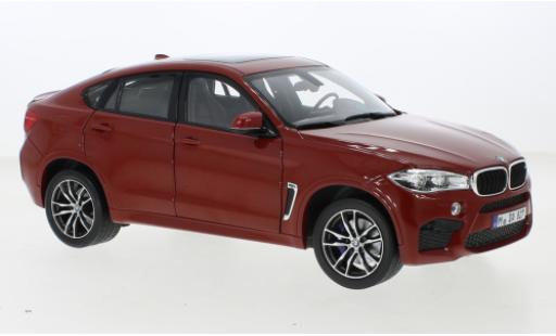 Bmw X6 1/18 Norev M metallise rojo 2015 coche miniatura