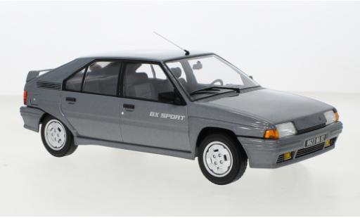 Coche miniatura Citroen BX 1/18 Norev Sport metallise gris 1985 Citroen BX 1/18 Norev Sport metallise gris 1985 coche miniatura