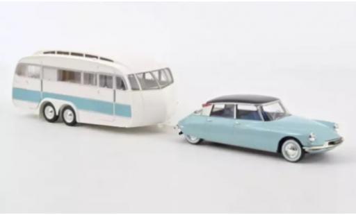 Citroen DS 1/18 Norev 19 azul clair/lila 1959 coche miniatura