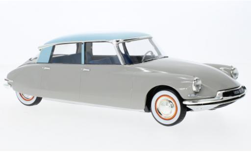 Citroen DS 1/18 Norev 19 gris clair/turquesa clair 1956 coche miniatura