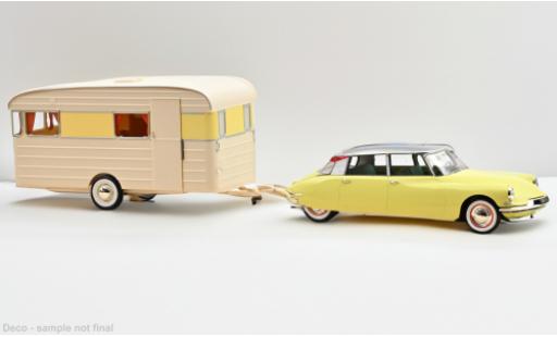 Citroen DS 1/18 Norev 19 amarillo 1960 coche miniatura