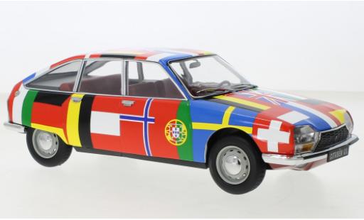 Coche miniatura Citroen GS 1/18 Norev Flags Dekor 1972 Citroen GS 1/18 Norev Flags Dekor 1972 coche miniatura