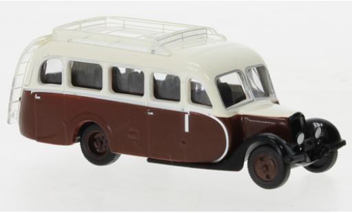 Coche miniatura Citroen U23 1/87 Norev Autocar marron/beige 1947 Citroen U23 1/87 Norev Autocar marron/beige 1947 coche miniatura