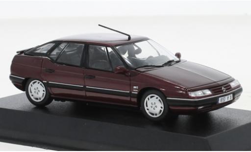 Citroen XM 1/43 Norev metallise rojo 1995 coche miniatura