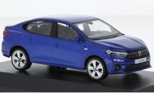 Dacia Logan 1/43 Norev metallise azul 2021 coche miniatura