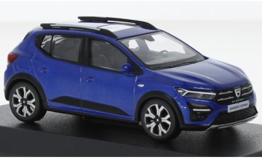 Coche miniatura Dacia Sandero 1/43 Norev Stepway metallise azul 2021 Dacia Sandero 1/43 Norev Stepway metallise azul 2021 coche miniatura