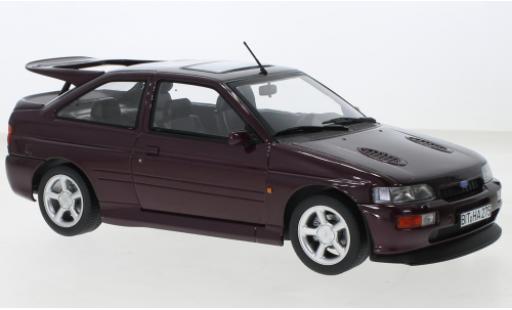Ford Escort 1/18 Norev RS Cosworth metallise purpura 1992 coche miniatura