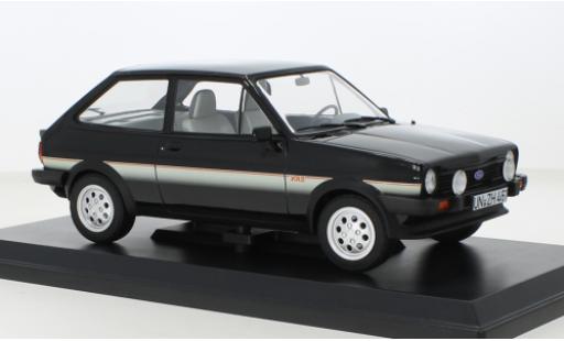 Ford Fiesta 1/18 Norev MKI XR2 negro 1981 coche miniatura
