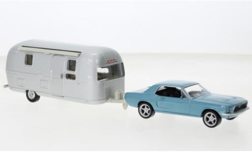 Coche miniatura Ford Mustang 1/43 Norev metallise azul clair 1968 Ford Mustang 1/43 Norev metallise azul clair 1968 coche miniatura