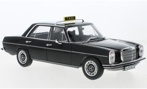Coche miniatura Mercedes 200 1/18 Norev (W115) negro Taxi 1968 Mercedes 200 1/18 Norev (W115) negro Taxi 1968 coche miniatura