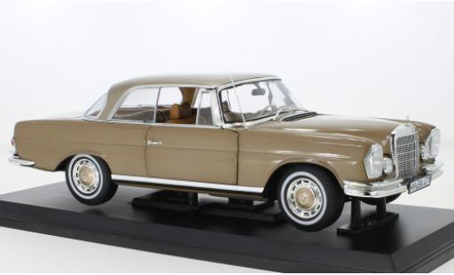 Coche miniatura Mercedes 250 1/18 Norev SE Coupe (W111) metallise beige 1969 Mercedes 250 1/18 Norev SE Coupe (W111) metallise beige 1969 coche miniatura