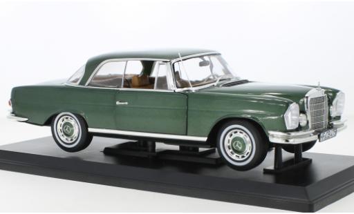 Coche miniatura Mercedes 250 1/18 Norev SE Coupe (W111) metallise verde 1969 Mercedes 250 1/18 Norev SE Coupe (W111) metallise verde 1969 coche miniatura