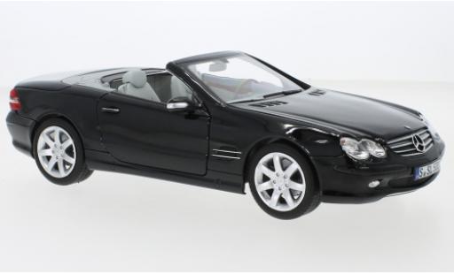 Coche miniatura Mercedes Classe SL 1/18 Norev SL 500 (R230) negro 2003 Mercedes Classe SL 1/18 Norev SL 500 (R230) negro 2003 coche miniatura