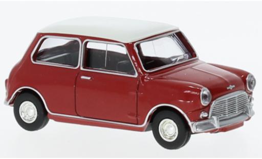Coche miniatura Mini Cooper 1/64 Norev S rouge/blanche 1964 Mini Cooper 1/64 Norev S rouge/blanche 1964 coche miniatura