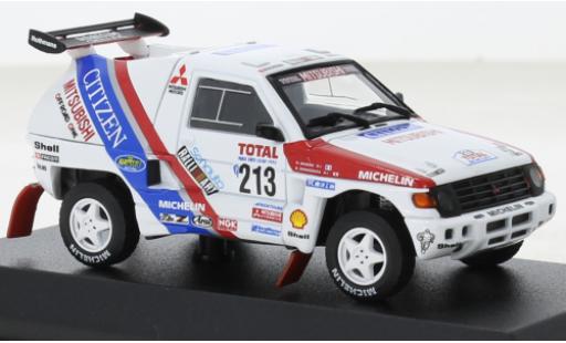 Coche miniatura Mitsubishi Pajero 1/43 Norev blanche No.213 Rallye Paris Dakar 1992 Mitsubishi Pajero 1/43 Norev blanche No.213 Rallye Paris Dakar 1992 coche miniatura