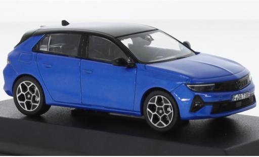 Opel Astra 1/43 Norev metallise azul/negro 2022 coche miniatura