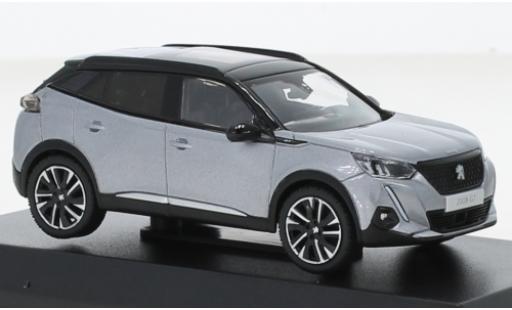 Coche miniatura Peugeot 2008 1/43 Norev GT metallise gris/negro 2020 Peugeot 2008 1/43 Norev GT metallise gris/negro 2020 coche miniatura