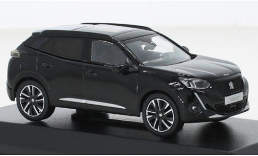 Coche miniatura Peugeot 2008 1/43 Norev GT metallise negro 2020 Peugeot 2008 1/43 Norev GT metallise negro 2020 coche miniatura
