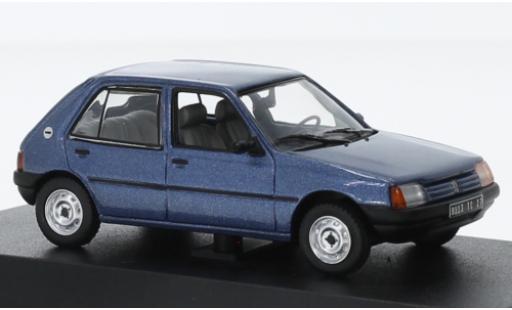 Peugeot 205 1/43 Norev GL metallise azul 1988 coche miniatura
