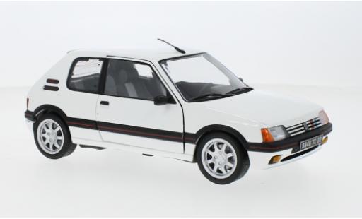 Peugeot 205 1/18 Norev GTI 1.9 blanche 1989 coche miniatura